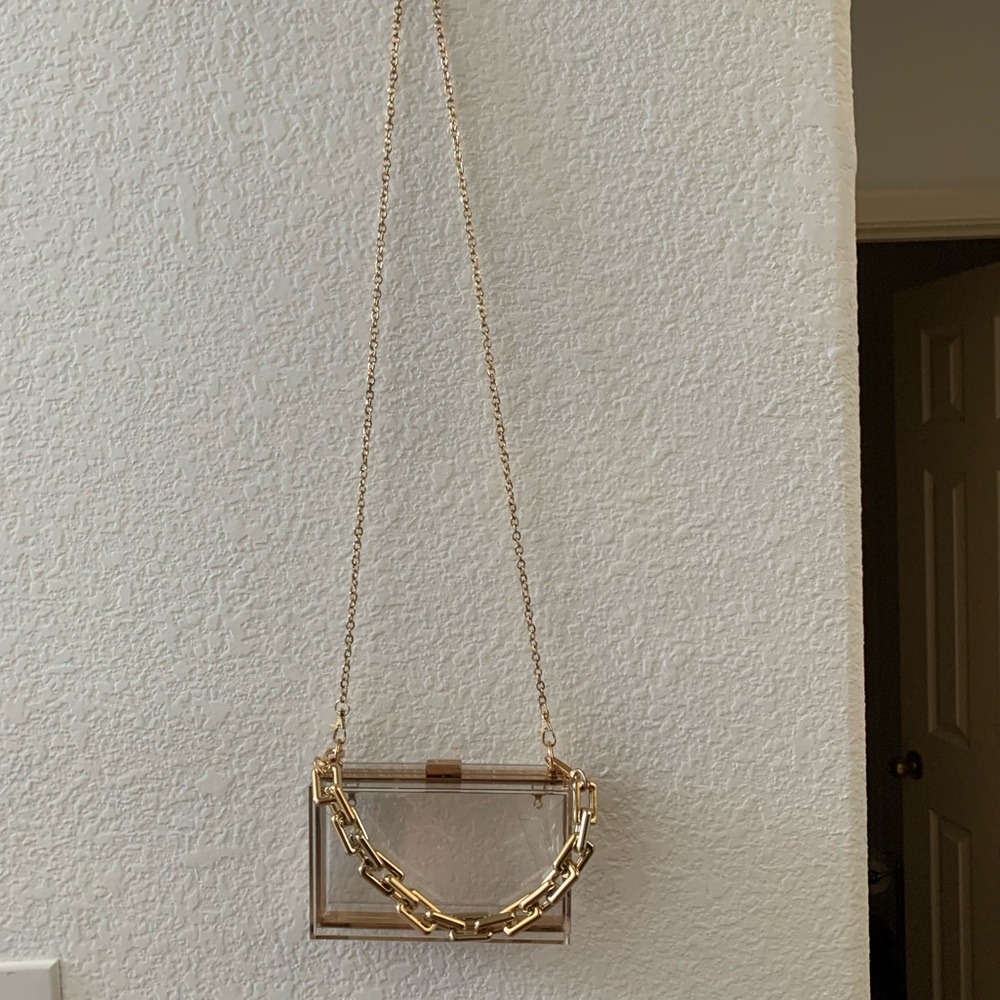 Cute see through small handbag/ crossbody